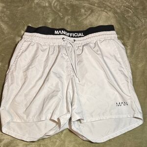 BOOHOO MAN White Swim Suits